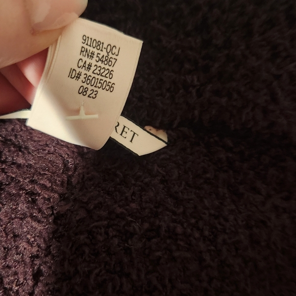 Victorias Secret Wide Leg Sherpa Pants Womens Large - Picture 6 of 6